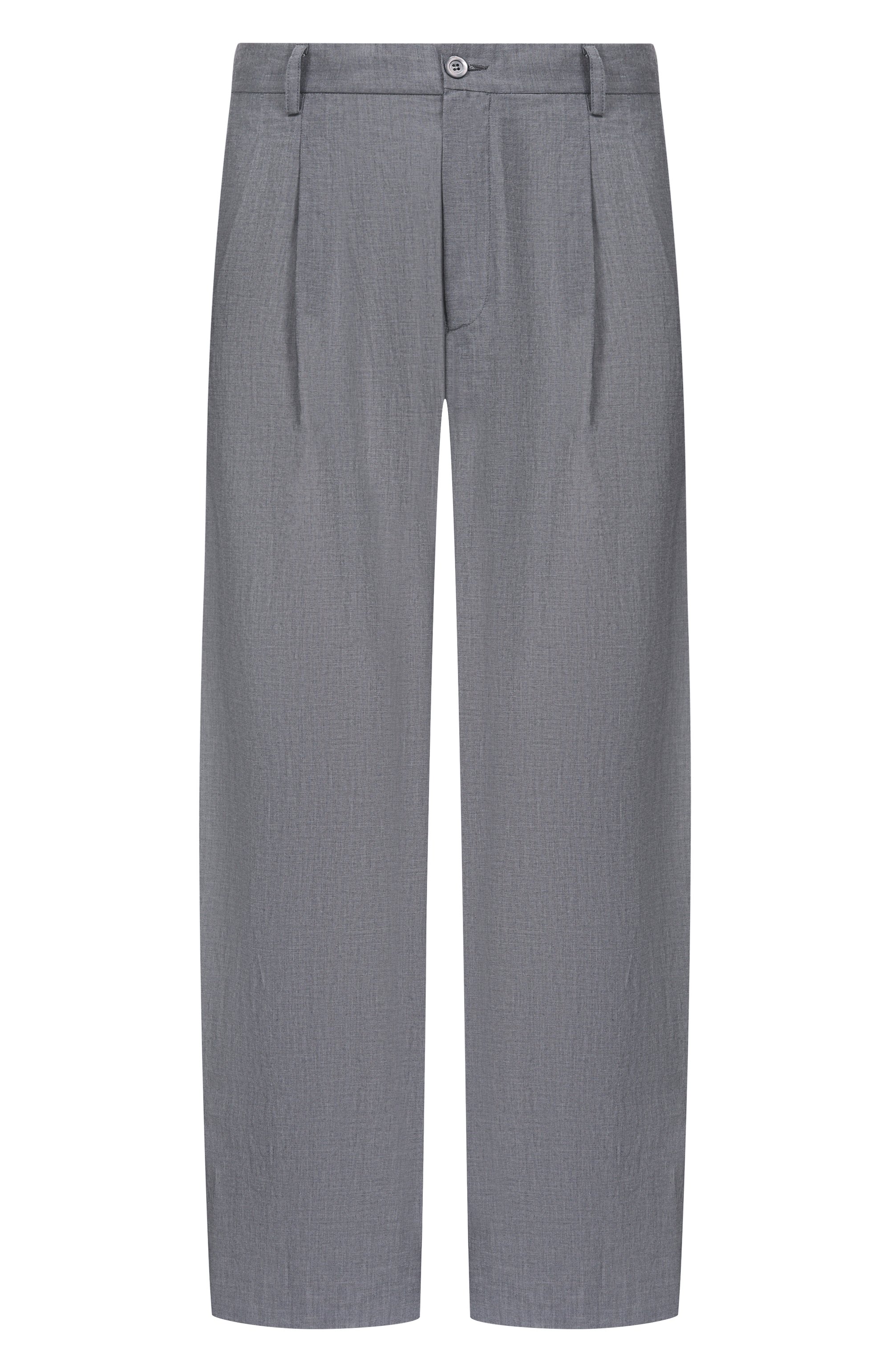 Хлопковые брюки MAGLIANO серого цвета по цене 99500 руб., арт. MGSS26PA01012, фото 1 Хлопковые брюки MAGLIANO, арт. MGSS26PA01012, фото 1