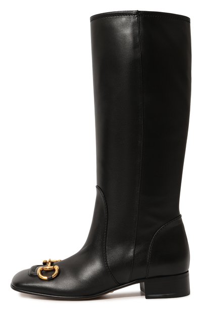 Кожаные сапоги GUCCI, арт. 670391 BKO00, фото 4