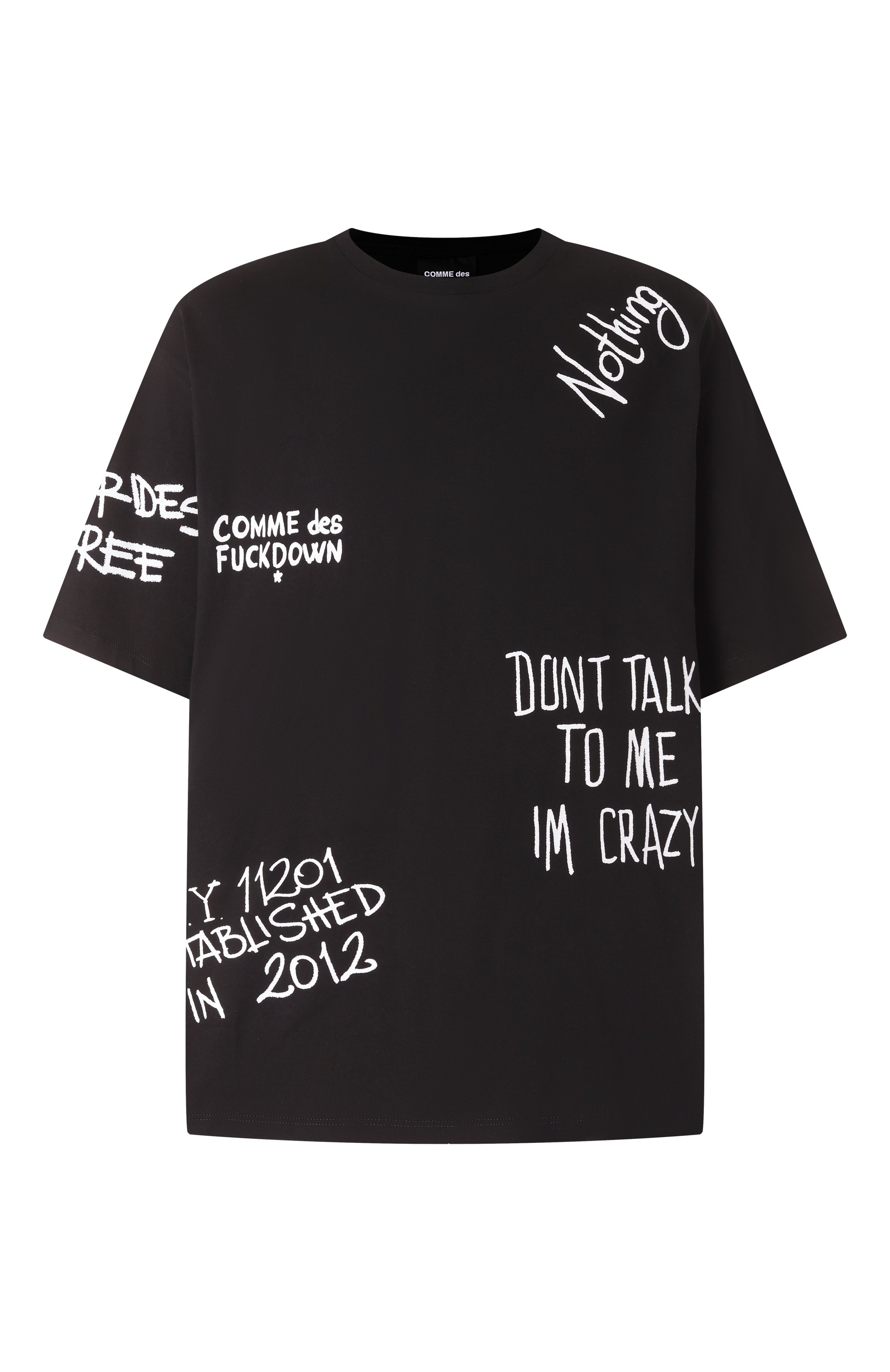 Хлопковая футболка COMME DES FUCKDOWN, арт. CFABM01552, фото 1