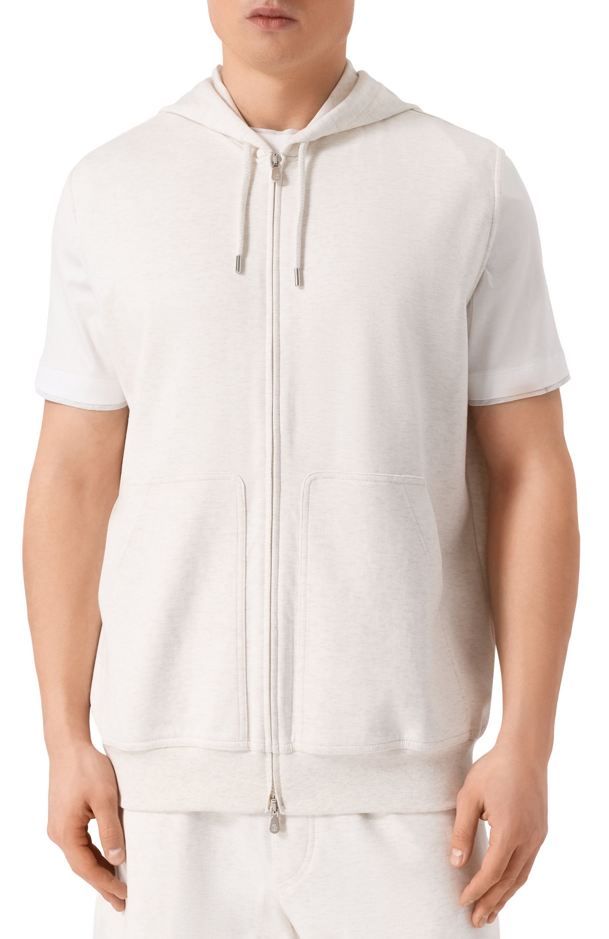 Хлопковый жилет BRUNELLO CUCINELLI, арт. MR8079079G, фото 3