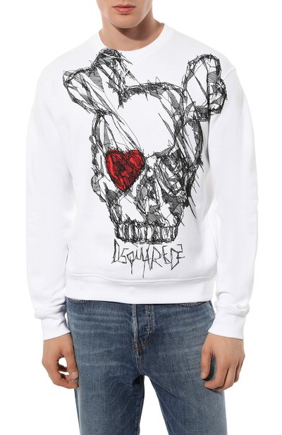 Хлопковый свитшот DSQUARED2, арт. S71GU0628/S25516, фото 3