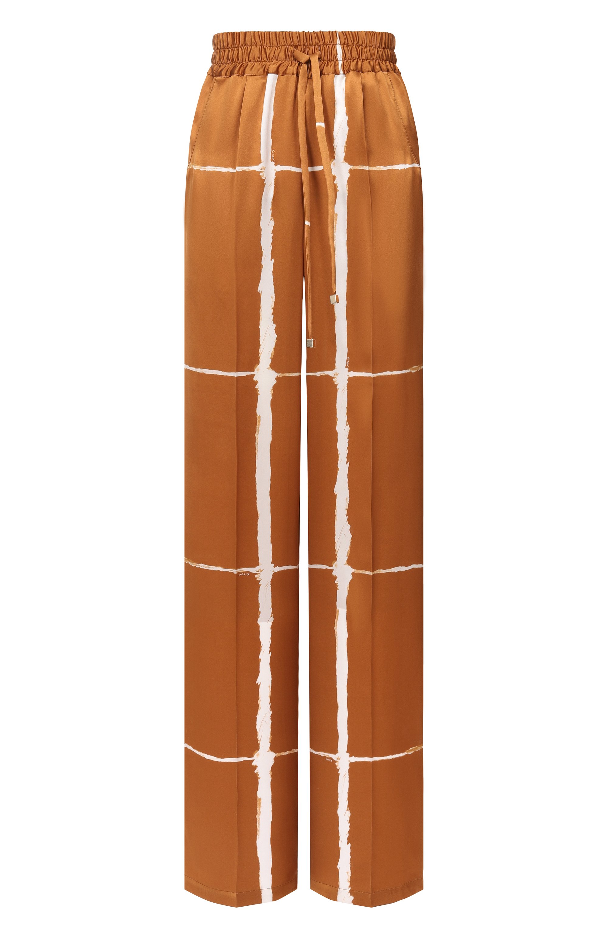 Атласные брюки KITON, арт. D48122K0873G07, фото 1