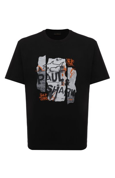 Мужская хлопковая футболка PAUL&SHARK, арт. 14311611