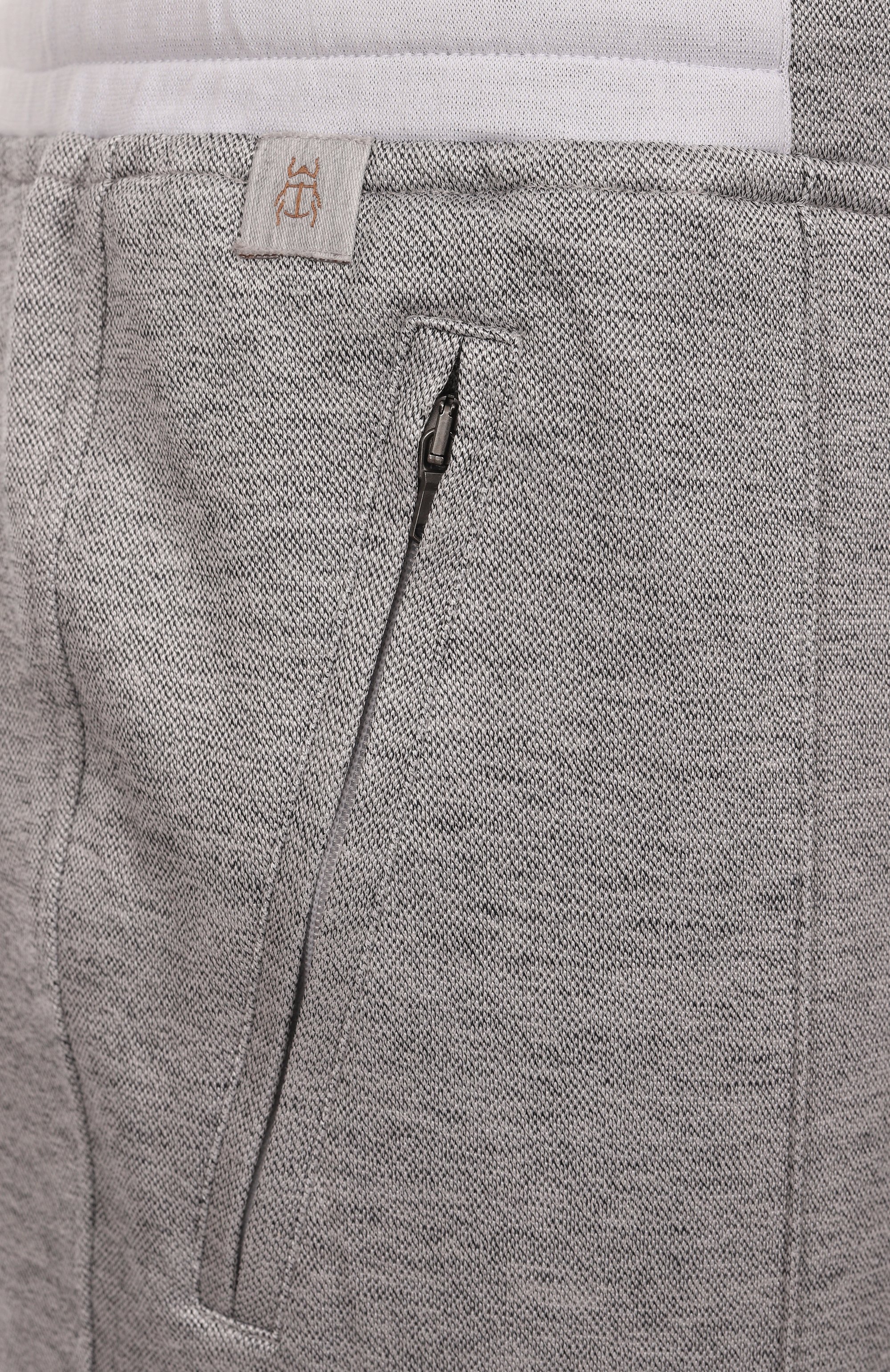 Брюки из хлопка и шелка CAPOBIANCO, арт. 18M712.GU00., фото 6