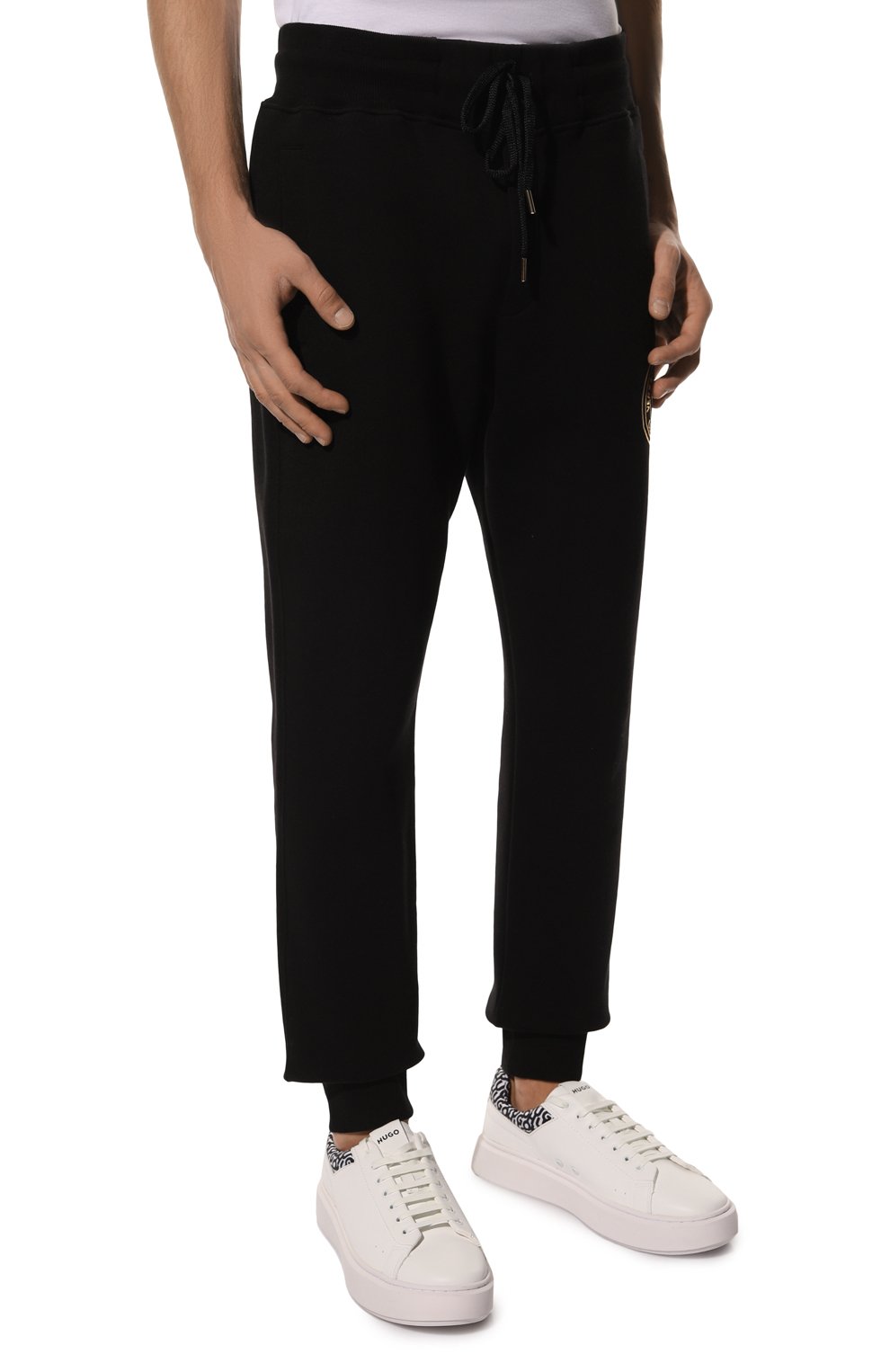Хлопковые джоггеры VERSACE JEANS COUTURE, арт. 73GAAT06-73UP314 VEMBLEM S F0IL C0TT0N/CF00T, фото 3