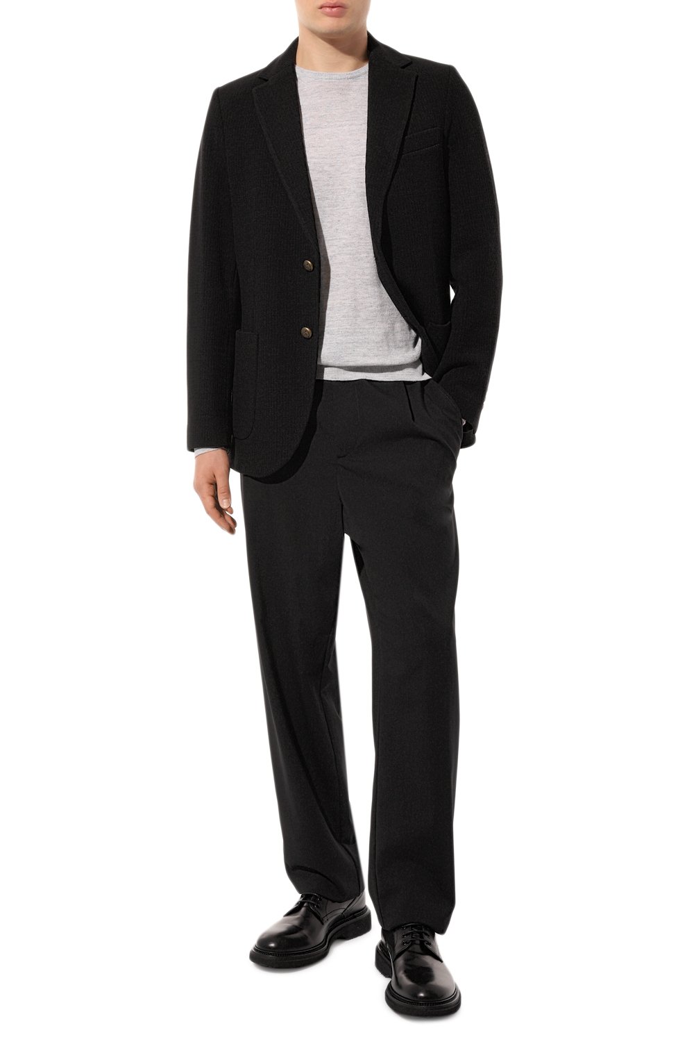 Шерстяной пиджак CIRCOLO 1901 черного цвета по цене 74450 руб., арт. CN4138, фото 2 Шерстяной пиджак CIRCOLO 1901, арт. CN4138, фото 2