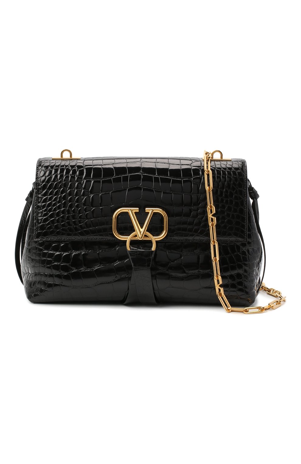 Сумка v-ring medium из кожи аллигатора VALENTINO, арт. RW0B0E13/WEU/AMIS, фото 5