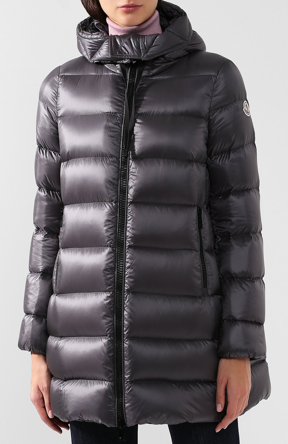 Пуховик на молнии с капюшоном MONCLER, арт. D2-093-49319-49-53052, фото 3