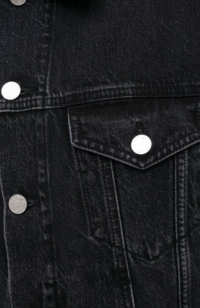 Джинсовая куртка VETEMENTS черного цвета по цене 136000 руб., арт. UE51JA250B 2802/W, фото 5 Джинсовая куртка VETEMENTS, арт. UE51JA250B 2802/W, фото 5