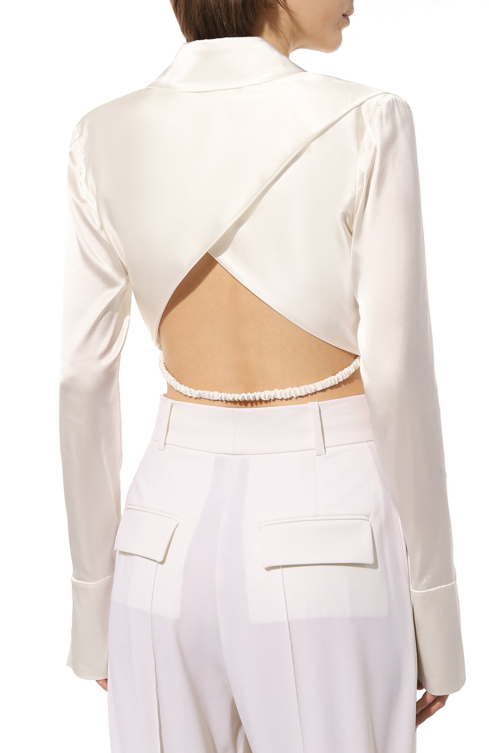 Атласная рубашка PATRIZIA PEPE, арт. 2C1479_A644, фото 4