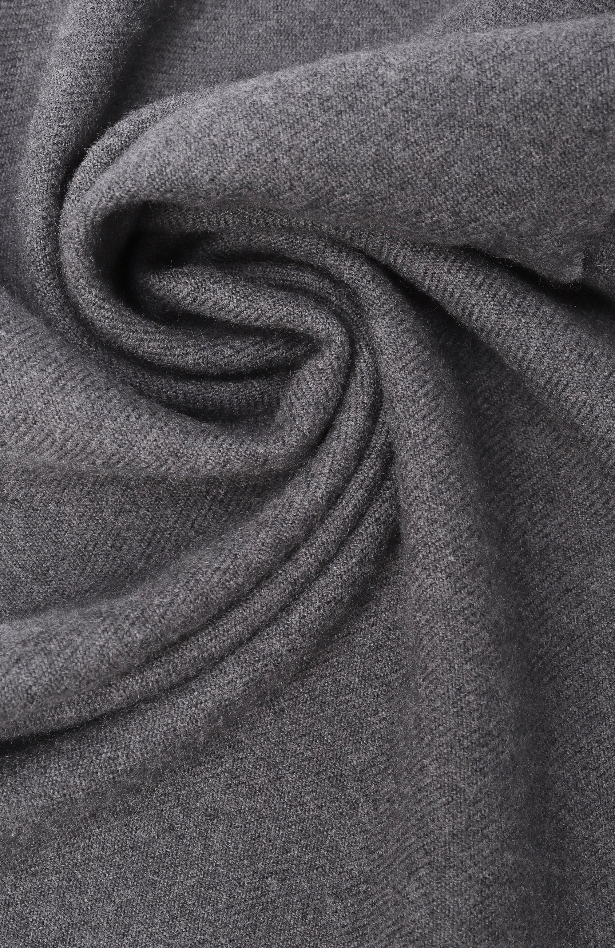 Шерстяной шарф BOSS серого цвета по цене 11950 руб., арт. 50517218, фото 3 Шерстяной шарф BOSS, арт. 50517218, фото 3