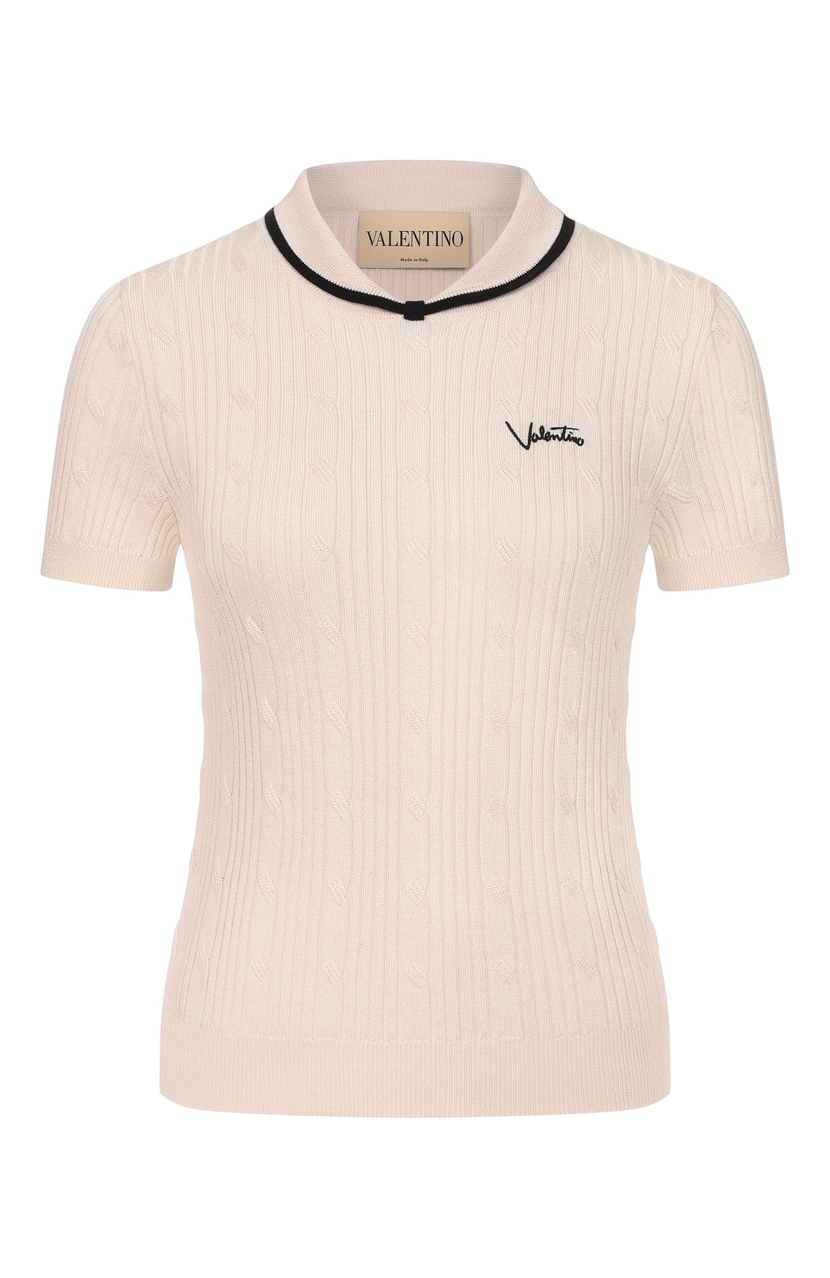 Пуловер из хлопка и вискозы VALENTINO, арт. 9B3KC75B/ADB, фото 1