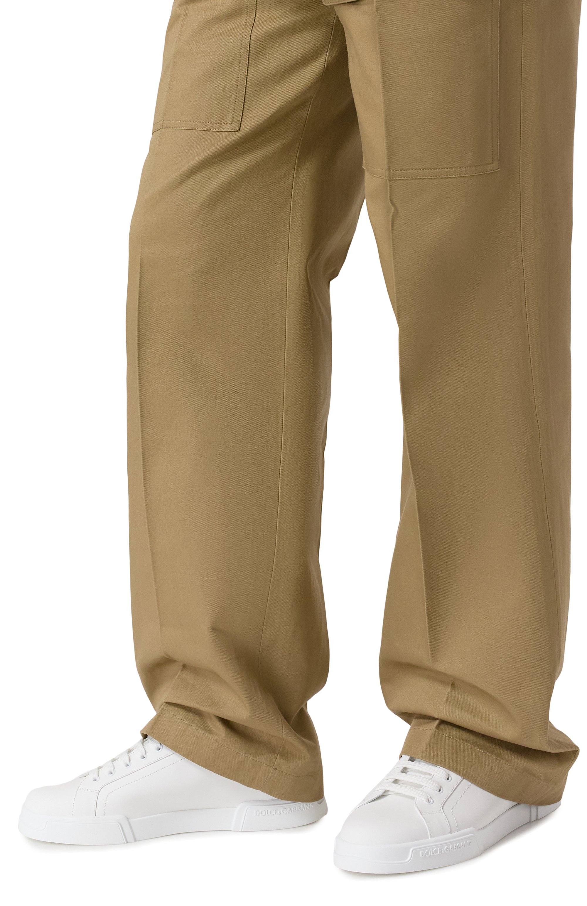 Кожаные кеды portofino DOLCE & GABBANA, арт. CS2332/A1065, фото 3