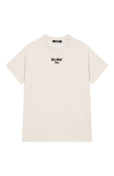 Хлопковая футболка BALMAIN, арт. BZ8H31