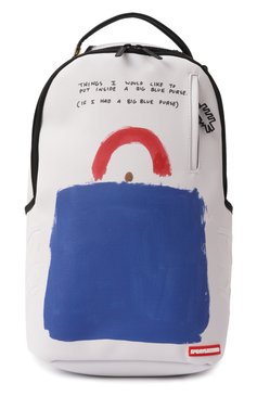Детская рюкзак SPRAYGROUND белого цвета, арт. 910B6911NSZ | Фото 1 (Материал сплава: Проставлено; Нос: Не проставлено; Материал: Резина, Пластик)