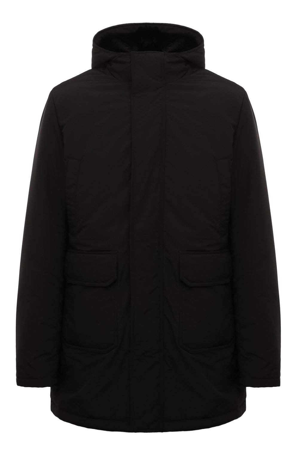 Пуховая парка с подкладкой из ондатры AMELI, арт. 240010, фото 1