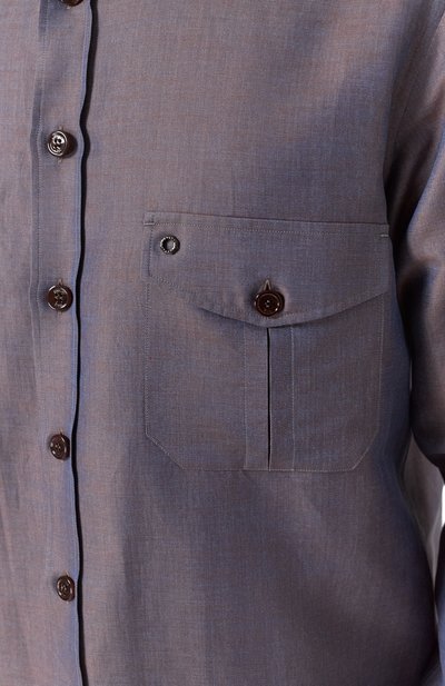 Рубашка из хлопка и льна STEFANO RICCI, арт. SP007711/R2952, фото 5