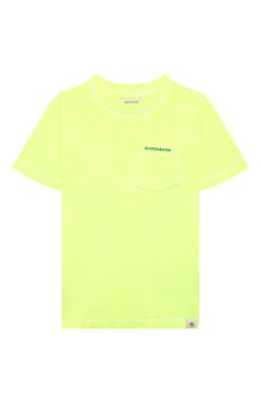 Детская хлопковая футболка SCOTCH AND SODA желтого цвета, арт. 170548-23-SSBM-D51 | Фото 1 (Рукава: Короткие; Мальчики Кросс-КТ: Футболка-одежда; Материал внешний: Хлопок; Нос: Не проставлено; Региональные ограничения белый список (Axapta Mercury): Не проставлено)