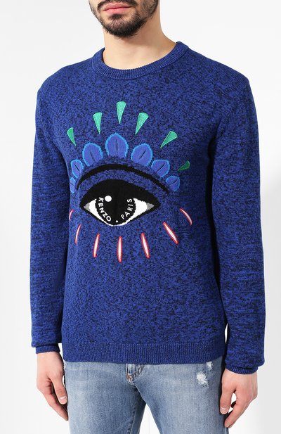 Хлопковый джемпер KENZO, арт. 5PU2523XD, фото 3