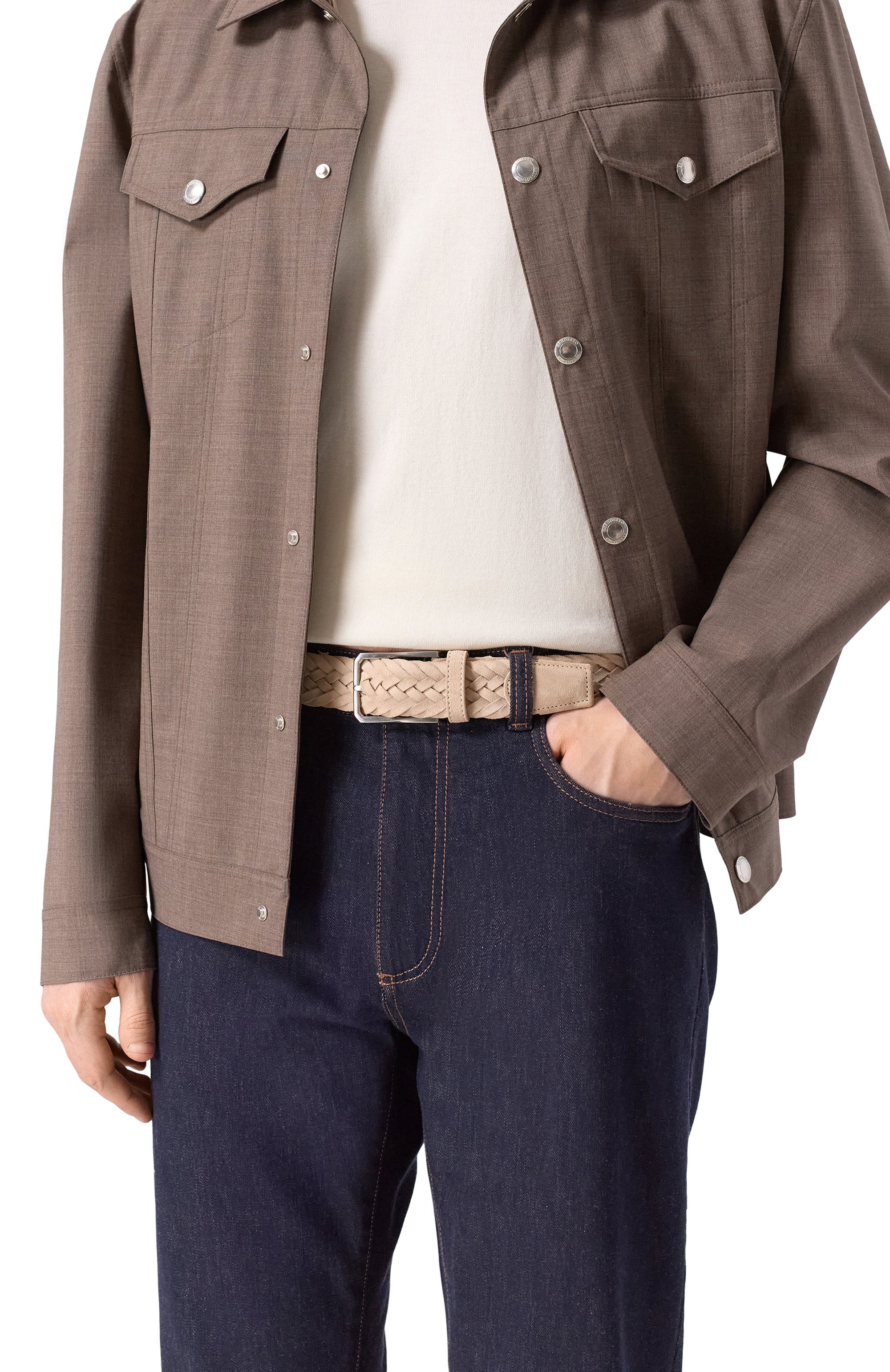 Замшевый ремень CANALI, арт. 50C/KB00440, фото 2