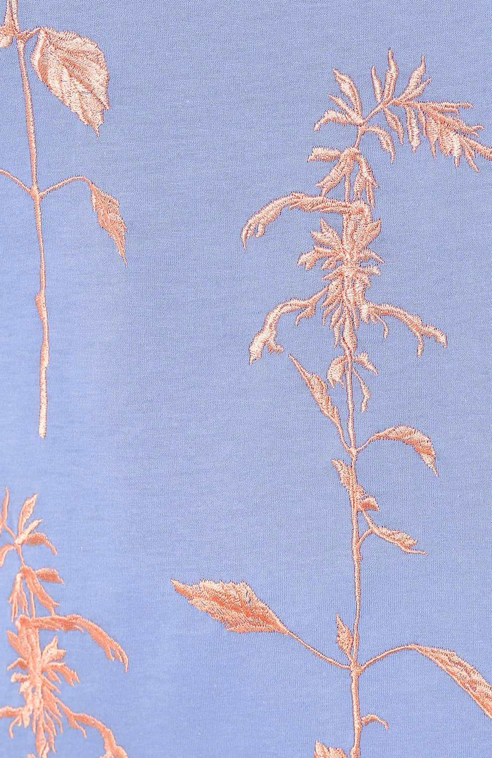 Хлопковая футболка DRIES VAN NOTEN синего цвета по цене 22900 руб., арт. 192-11179-8611, фото 5 Хлопковая футболка DRIES VAN NOTEN, арт. 192-11179-8611, фото 5