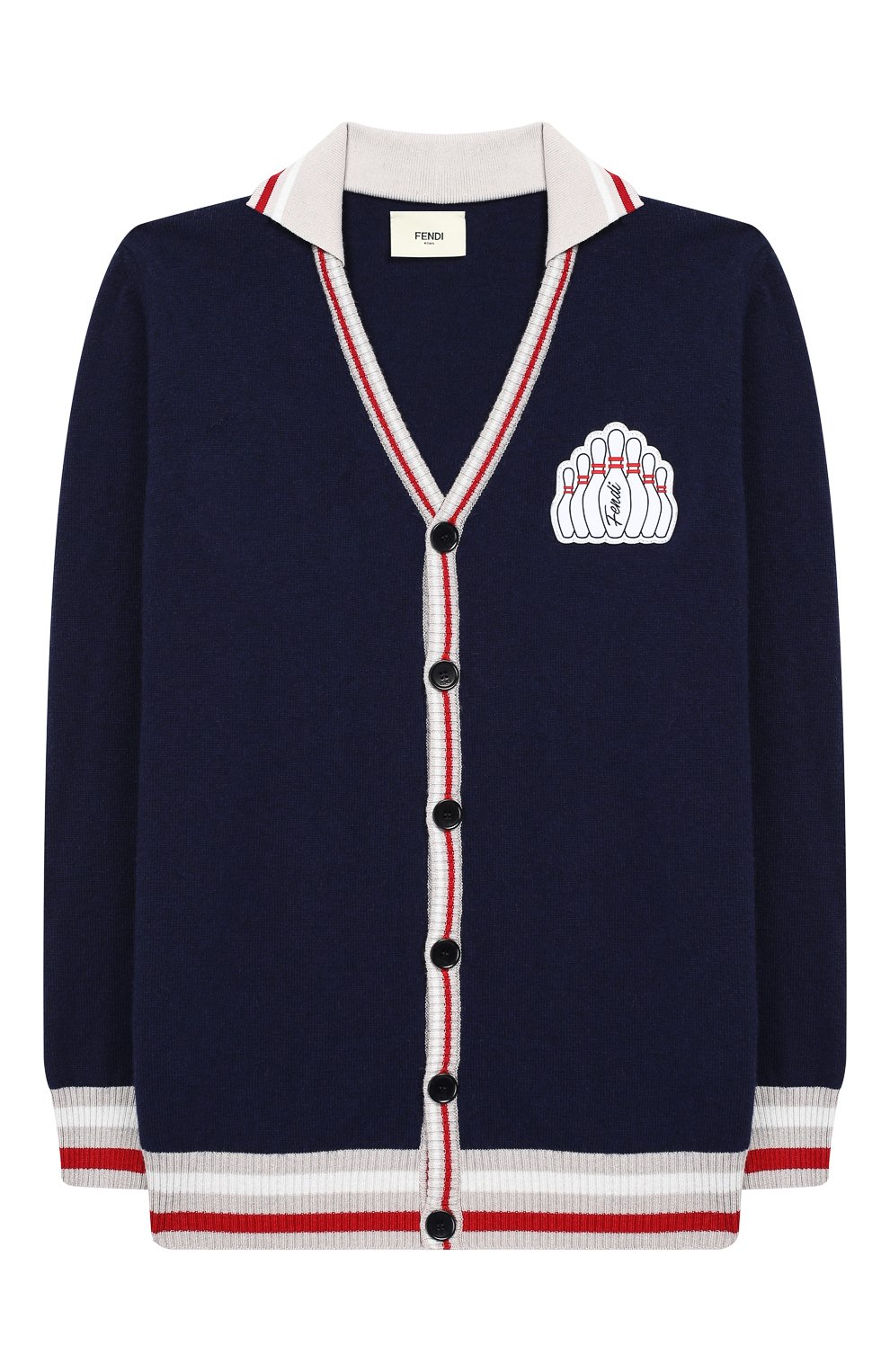 Кардиган из смеси шерсти и вискозы на пуговицах FENDI, арт. JMG044/A405/10A-12A, фото 1