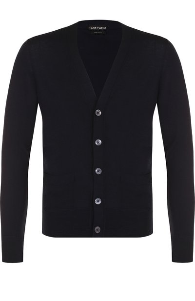 Шерстяной кардиган на пуговицах с v-образным вырезом TOM FORD, арт. BPM90/TFK155, фото 1