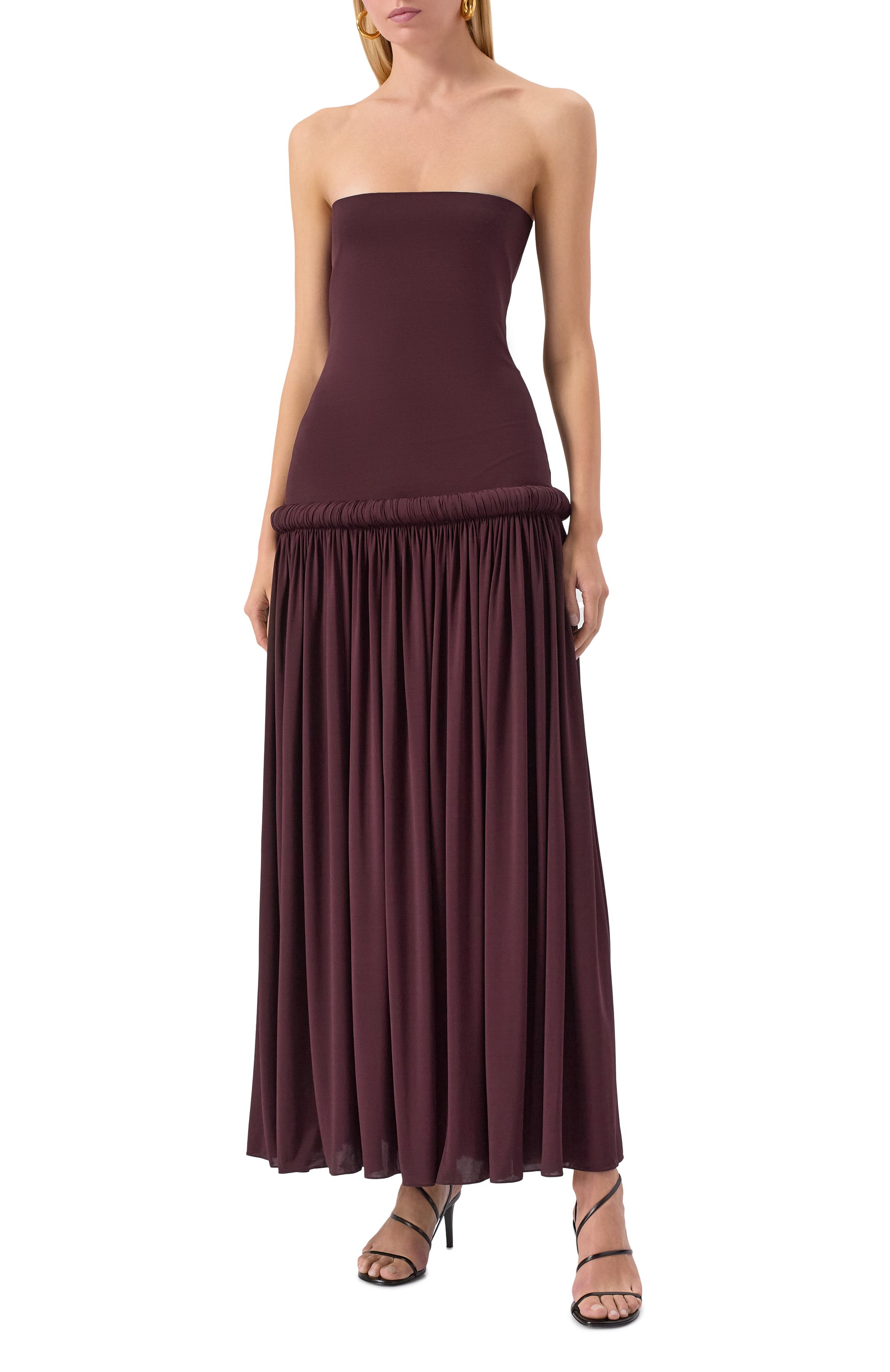 Платье из вискозы ALAIA, арт. AA9R1406J050A, фото 3