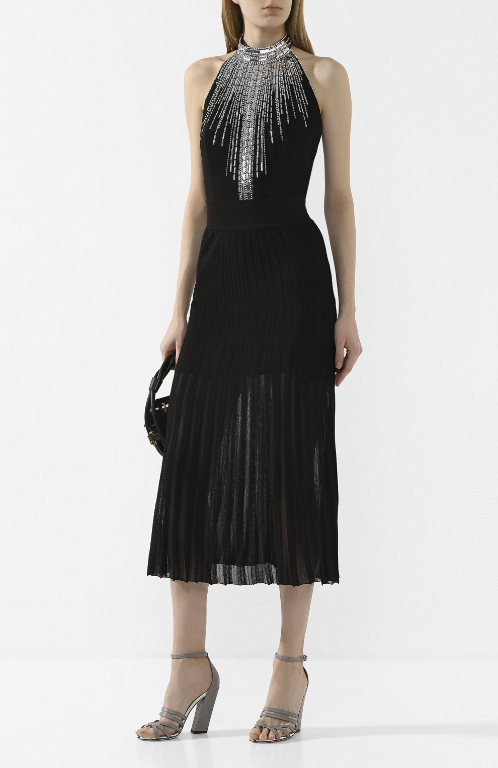 Юбка из вискозы BALMAIN, арт. TF04476/K078, фото 2