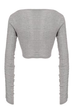 Кардиган из шелка и кашемира MIU MIU, арт. MMF249-1WVH-F0K44, фото 2