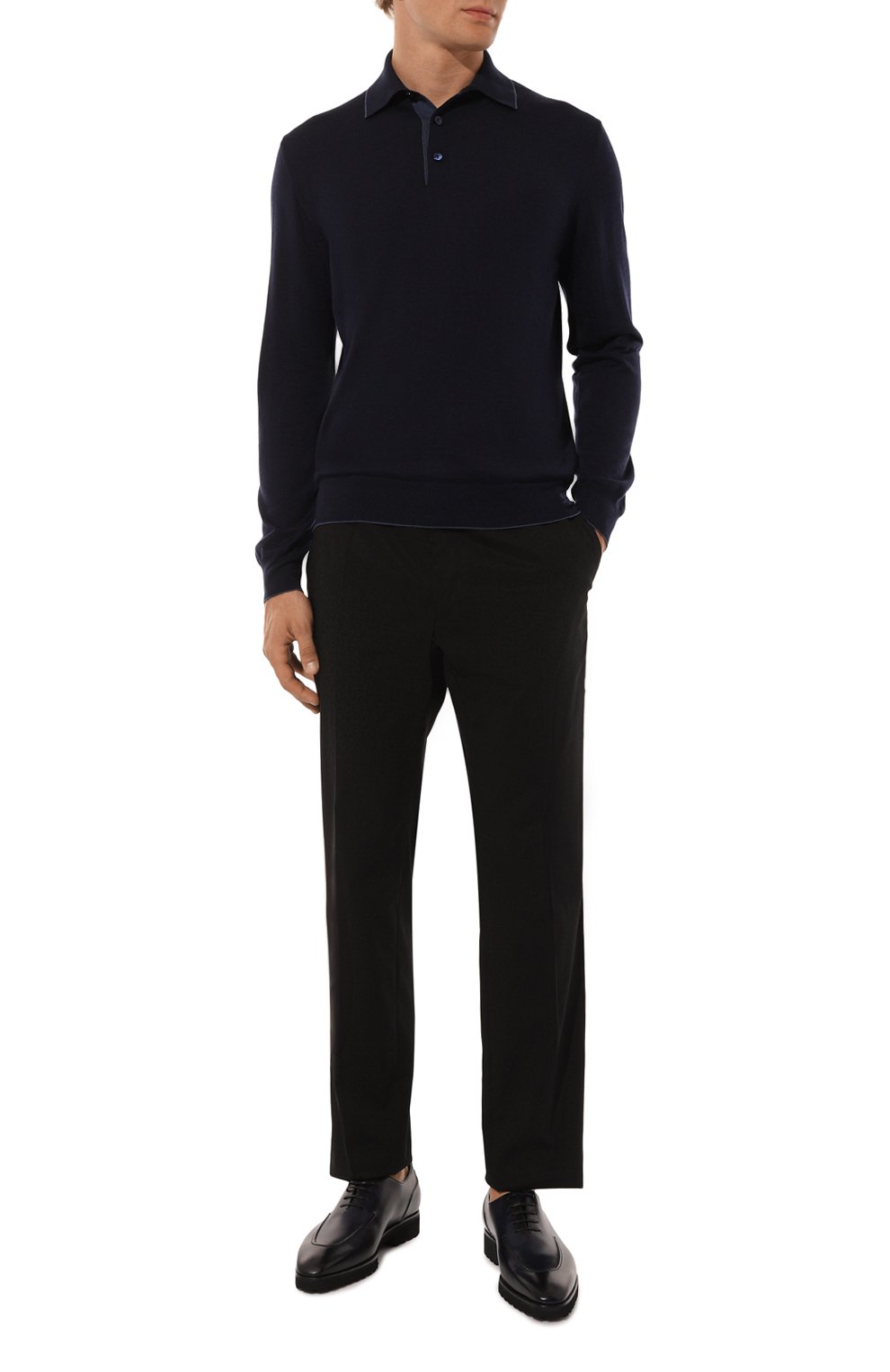 Поло из шерсти и шелка STEFANO RICCI, арт. KE08004P03/E24374, фото 2