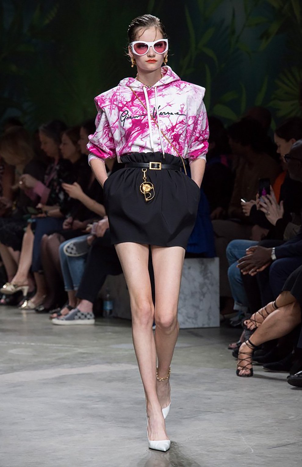 Юбка из смеси вискозы и шелка VERSACE, арт. A86298/A234655, фото 6