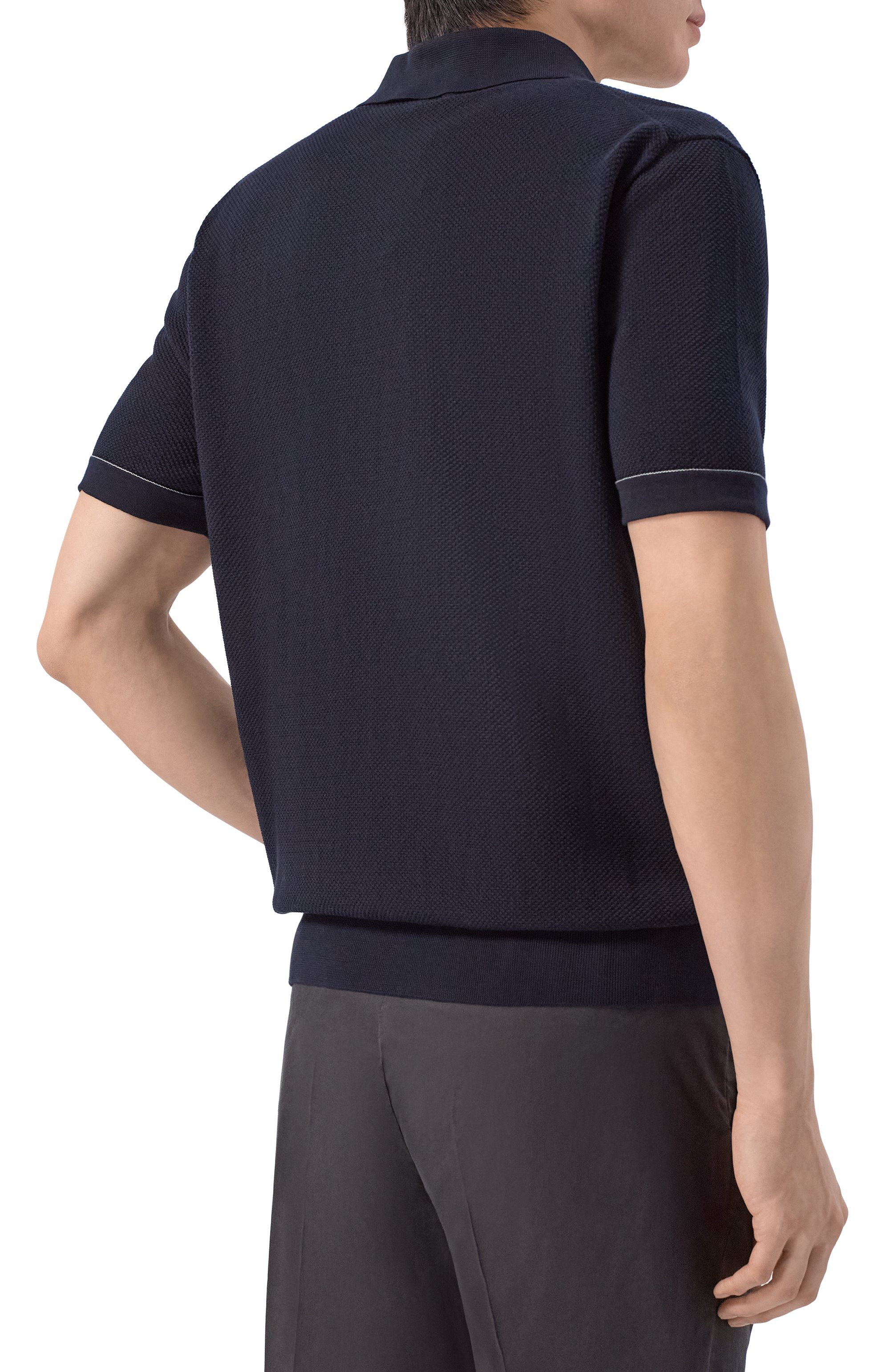 Хлопковое поло BRIONI, арт. UMR200/P0K15, фото 4