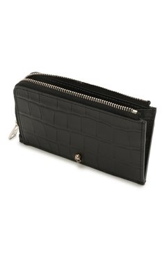 Мужской кожаный футляр для кредитных карт ALEXANDER MCQUEEN черного цвета, арт. 649217/DZTIY | Фото 3 (Материал: Натуральная кожа; Нос: Не проставлено; Материал сплава: Проставлено)
