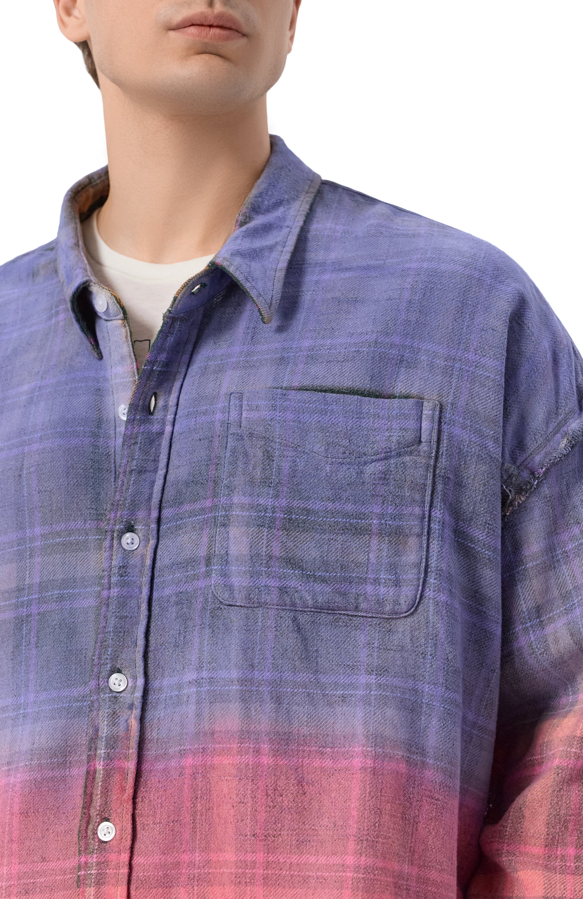 Двусторонняя рубашка R13, арт. R13WR463-R776B, фото 5