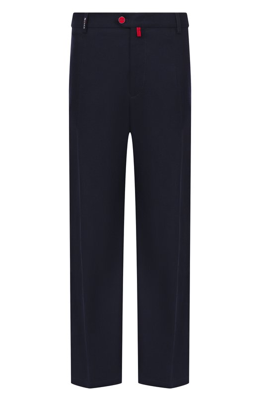 Шерстяные брюки Kiton UFPPER/ZIP Синий UFPPER/ZIP