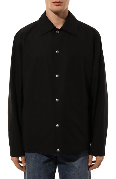Хлопковая куртка-рубашка JIL SANDER черного цвета по цене 218000 руб., арт. J23BN0003-J45026, фото 3 Хлопковая куртка-рубашка JIL SANDER, арт. J23BN0003-J45026, фото 3