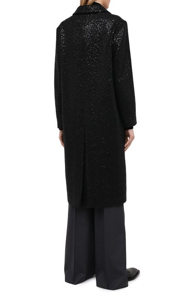 Пальто с пайетками SEVEN LAB, арт. CM20-K04/2black brilliant, фото 4