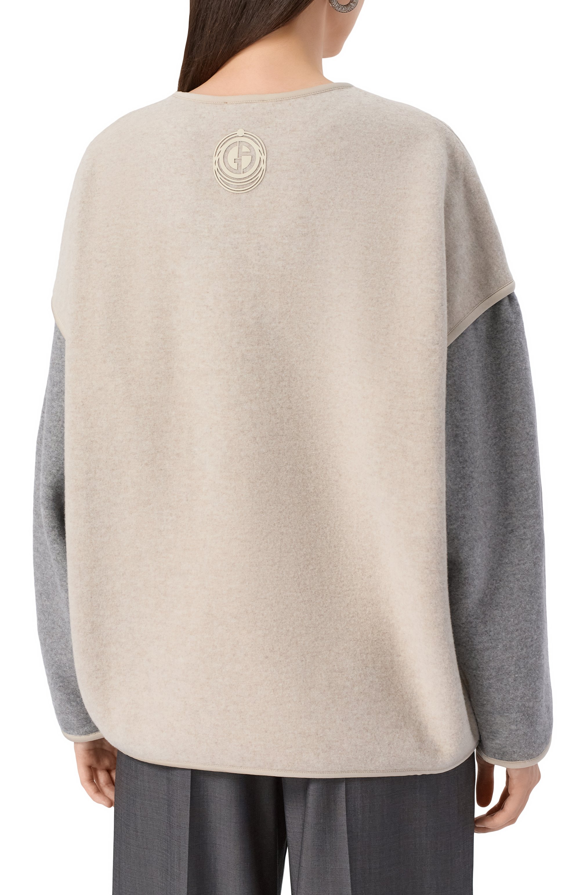 Пуловер из шерсти и кашемира GIORGIO ARMANI, арт. GW002061/AF19676, фото 4