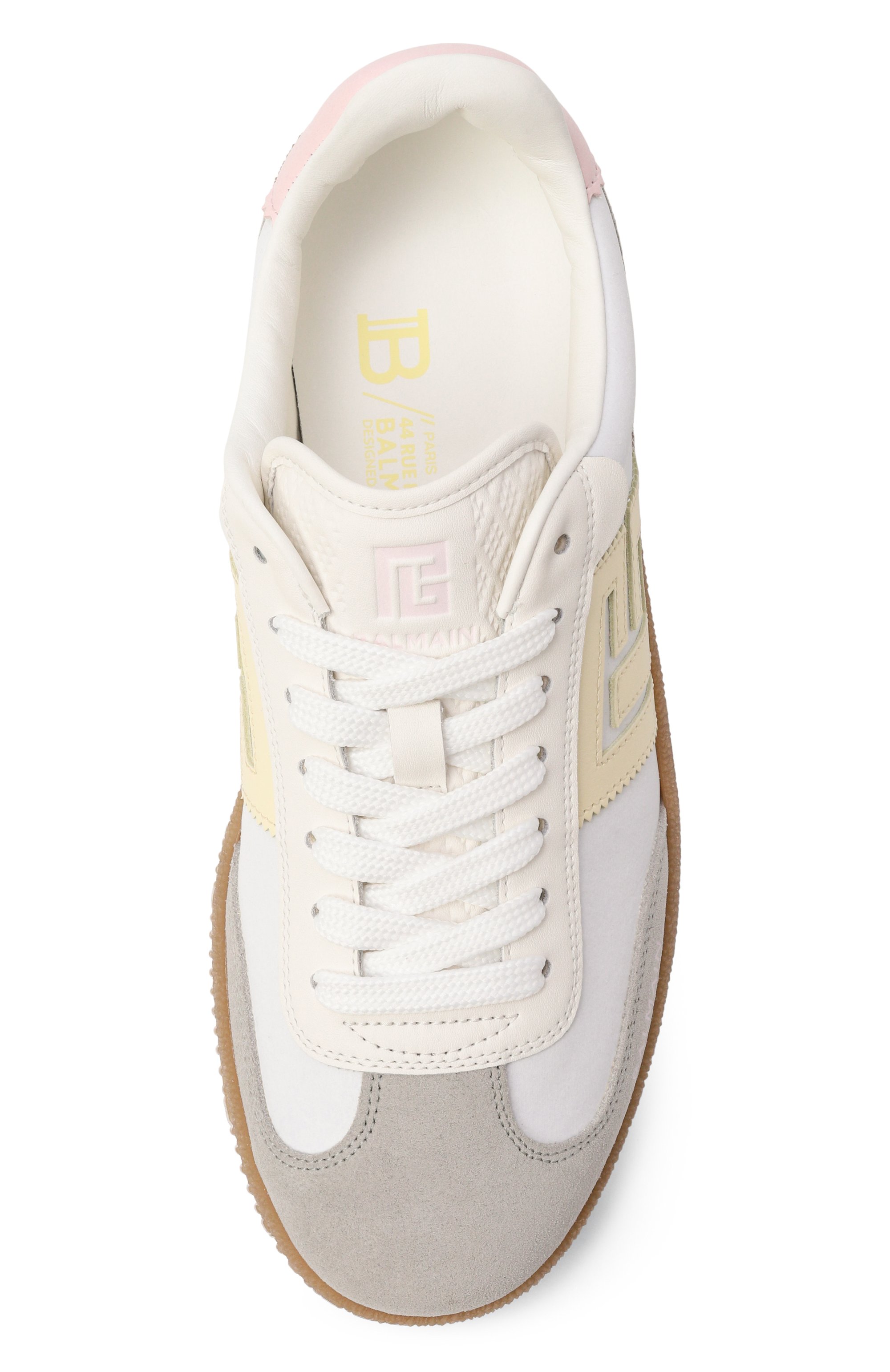 Текстильные кеды swan BALMAIN белого цвета по цене 63550 руб., арт. GN1VI735/TCLN, фото 6 Текстильные кеды swan BALMAIN, арт. GN1VI735/TCLN, фото 6