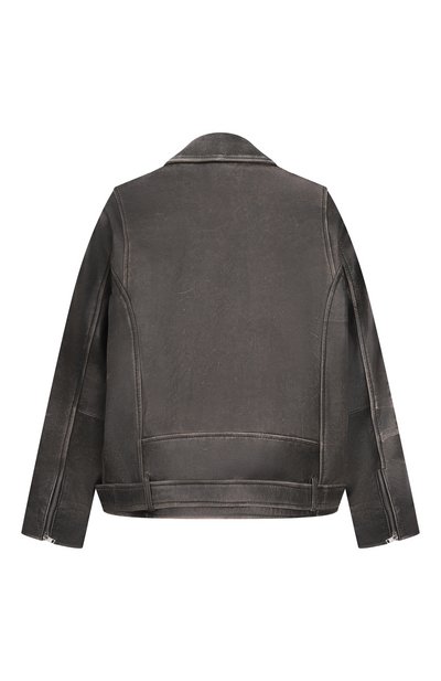 Кожаная куртка MARNI темно-серого цвета по цене 66550 руб., арт. M01585/M00VF, фото 2 Кожаная куртка MARNI, арт. M01585/M00VF, фото 2