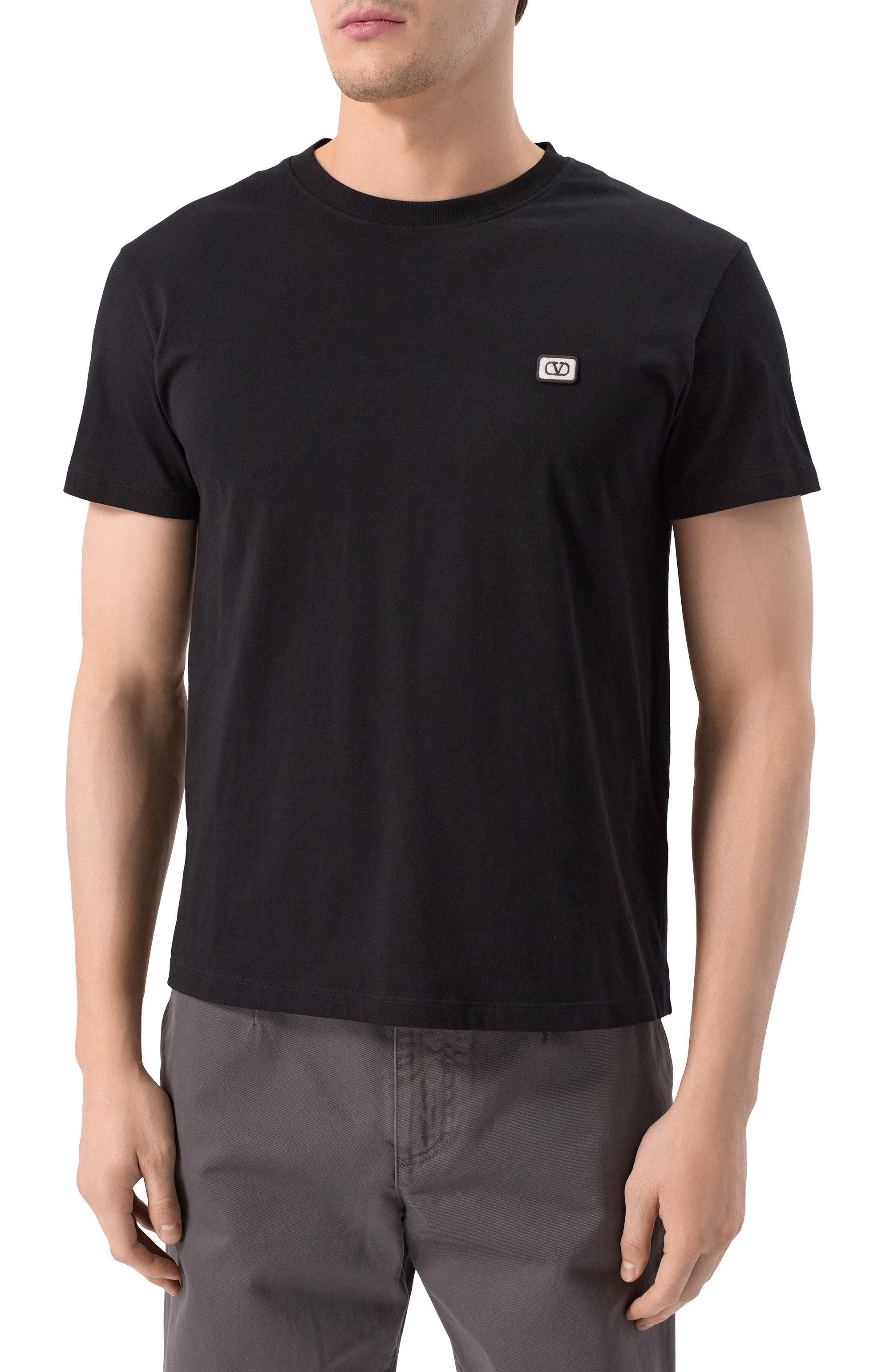 Хлопковая футболка VALENTINO, арт. 6V3MG10VAQ8, фото 3