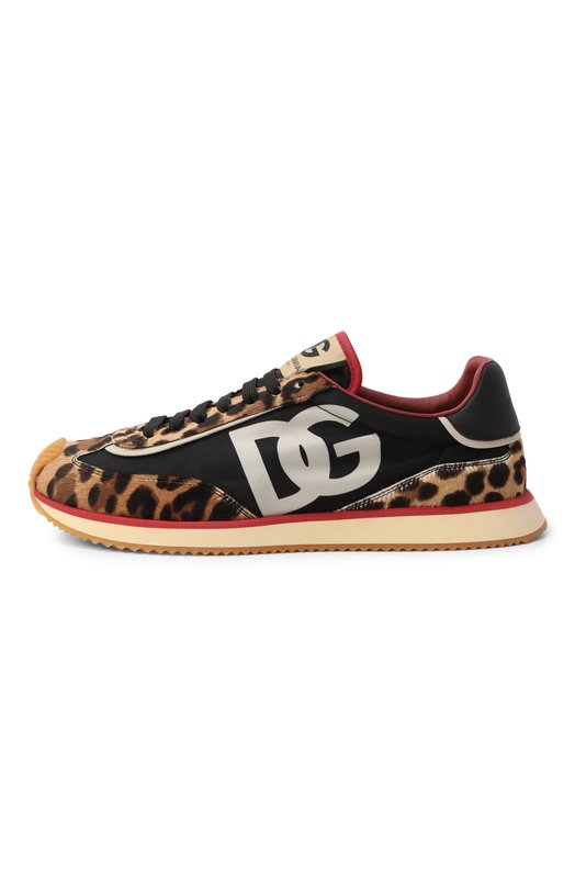 Комбинированные кроссовки DG Cushion Dolce & Gabbana CS2288/A6C75 Леопардовый  CS2288/A6C75 Фото 4