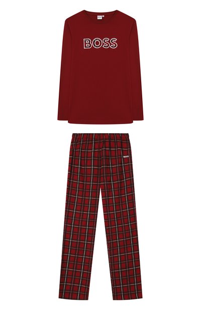 Хлопковая пижама BOSS, арт. J51138/14A-16A