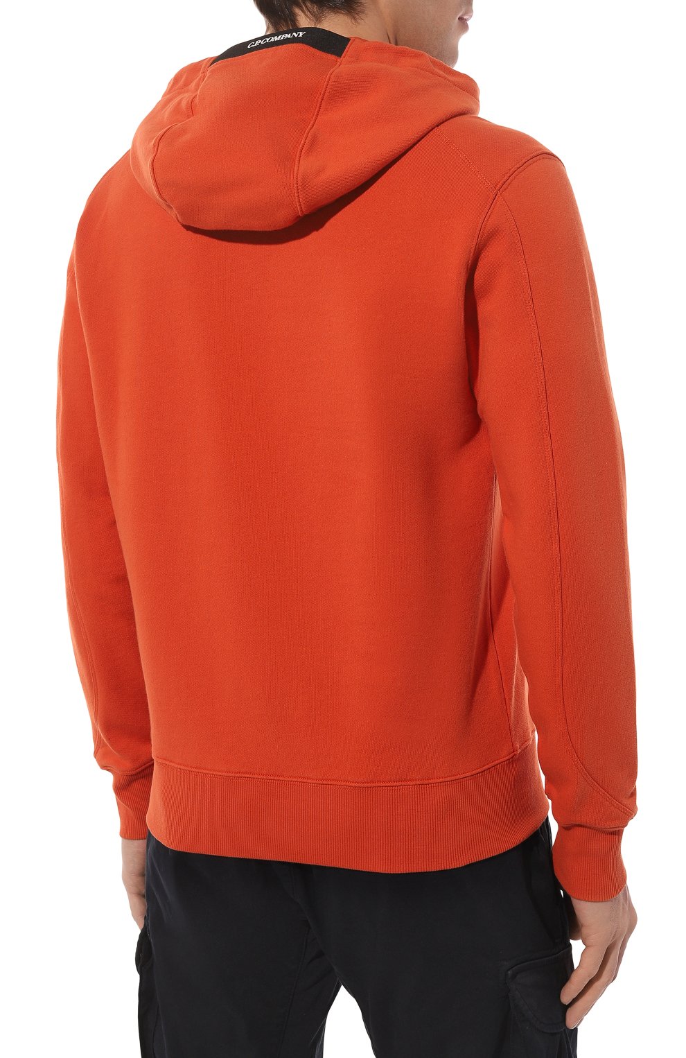Хлопковое худи C.P. COMPANY оранжевого цвета по цене 30800 руб., арт. 14CMSS023A-005086W, фото 4 Хлопковое худи C.P. COMPANY, арт. 14CMSS023A-005086W, фото 4