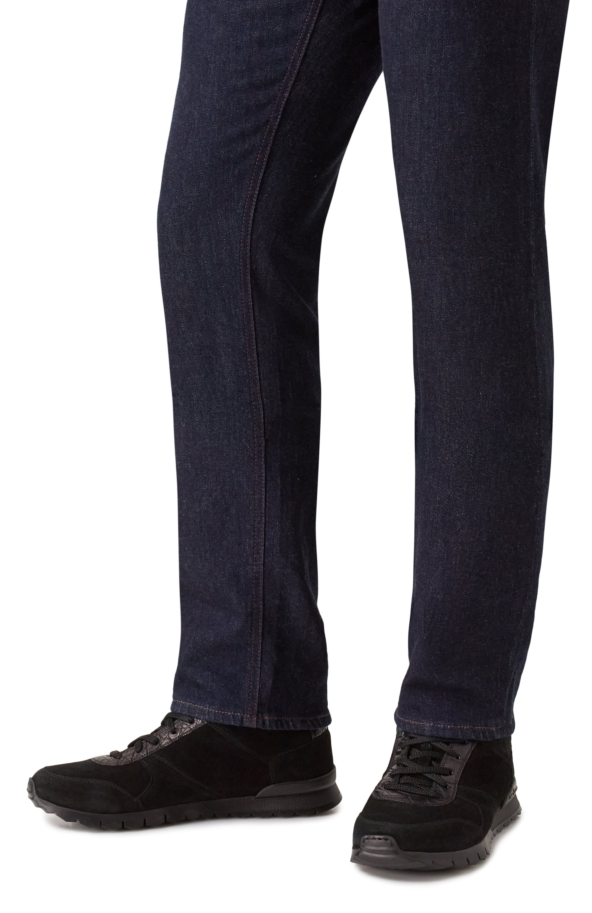 Замшевые кроссовки KITON, арт. USSA114N0127703, фото 3