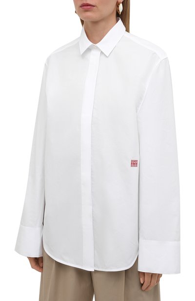 Хлопковая рубашка TOTEME, арт. 213-729-710, фото 3