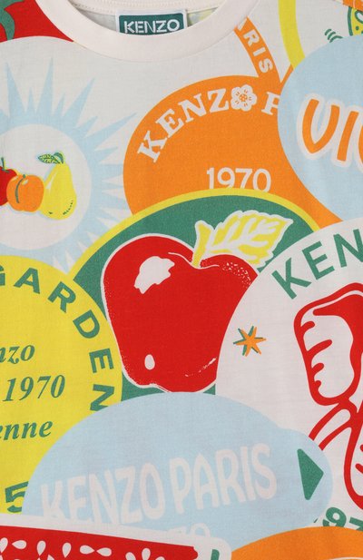 Хлопковая футболка KENZO, арт. K61153, фото 3