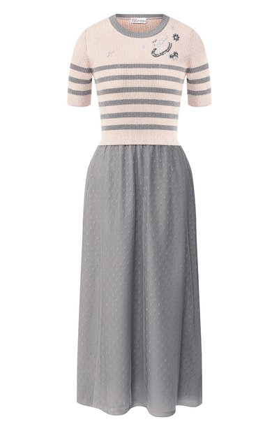 Женское хлопковое платье REDVALENTINO, арт. RR3KDA20/LMB