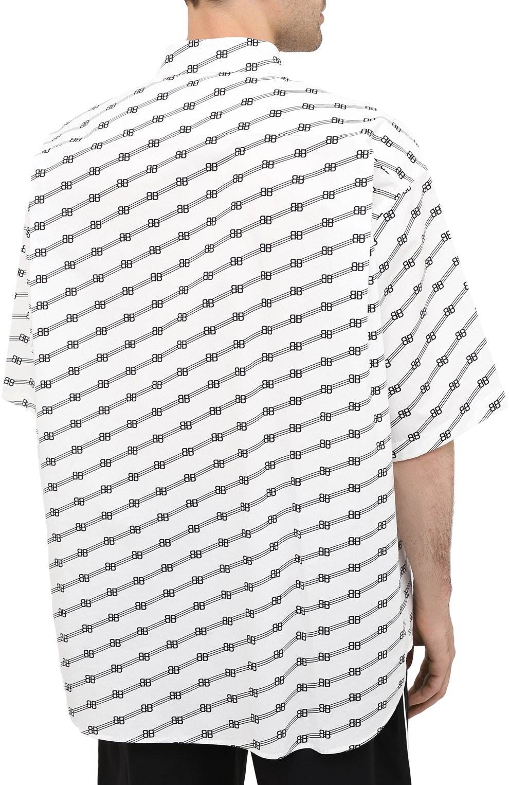 Хлопковая рубашка BALENCIAGA, арт. 626938/TILS7, фото 4